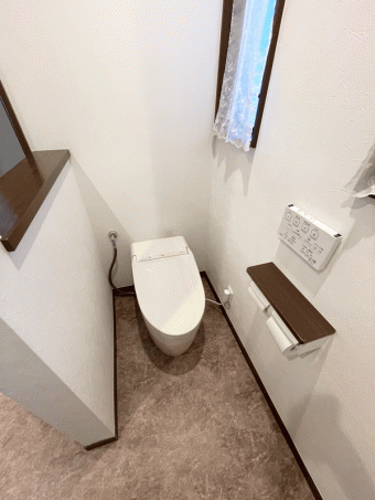 タンクレスですっきり広々としたトイレに 世田谷区H様邸 タンクレスですっきり広々としたトイレに 世田谷区H様邸